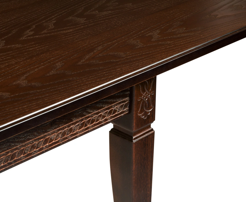 Обеденный раздвижной стол  Балмет, 200(259)х100х77, орех темный