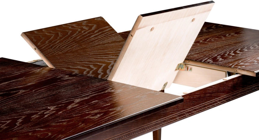 Обеденный раздвижной стол  Балмет, 200(259)х100х77, орех темный