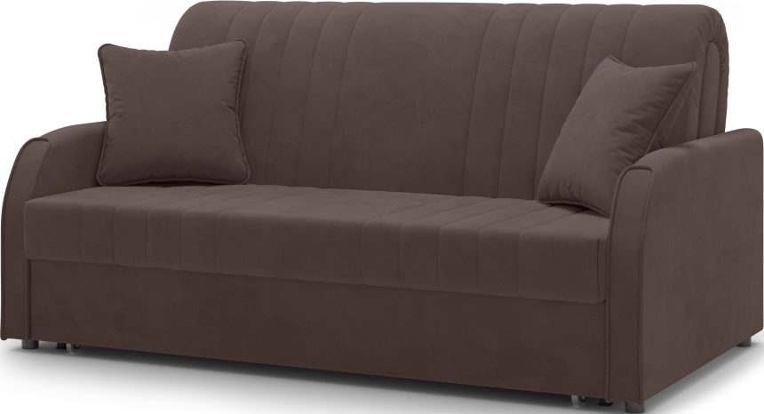 Диван прямой Турин 160, модель 053, Velutto 23 (коричневый)