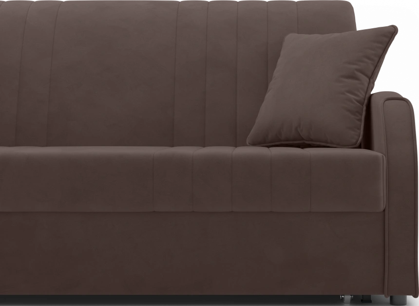 Диван прямой Турин 160, модель 053, Velutto 23 (коричневый)