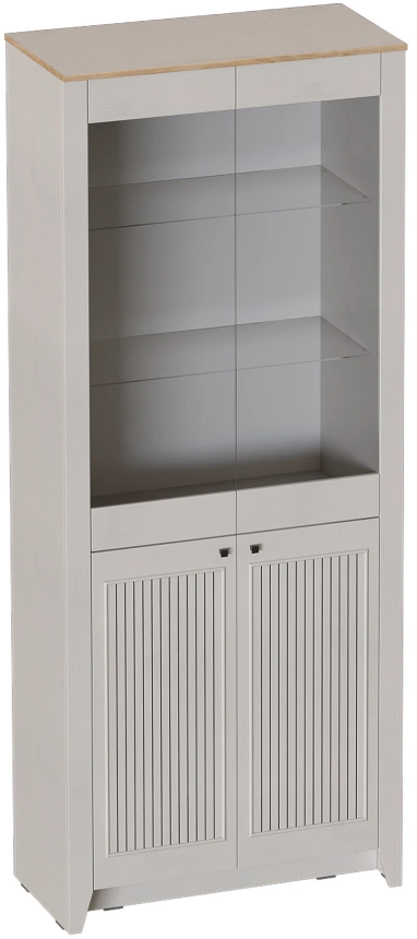 Модульная гостиная Валенсия 1, персидский жемчуг / дуб натуральный светлый