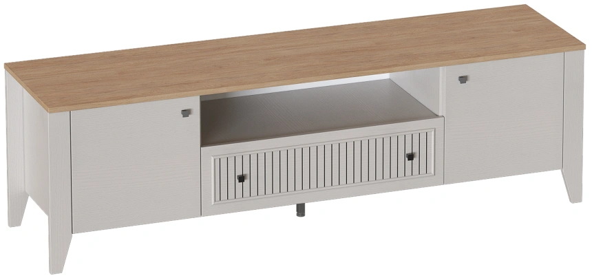 Модульная гостиная Валенсия 1, персидский жемчуг / дуб натуральный светлый