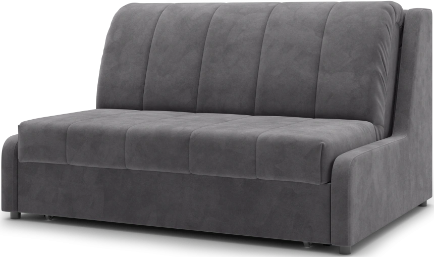 Диван прямой Ричмонд 140, модель 069, без подлокотников, Серый (Ultra Grey)