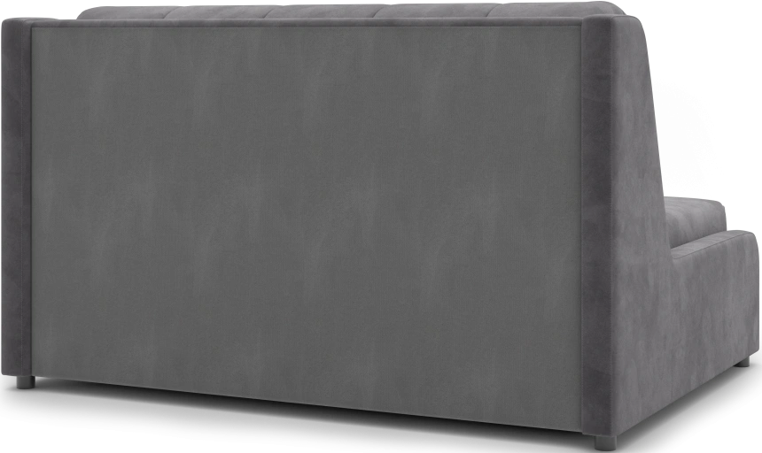 Диван прямой Ричмонд 140, модель 069, без подлокотников, Серый (Ultra Grey)