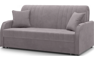 Диван прямой Турин 160, модель 053, Velutto 08 (серый)