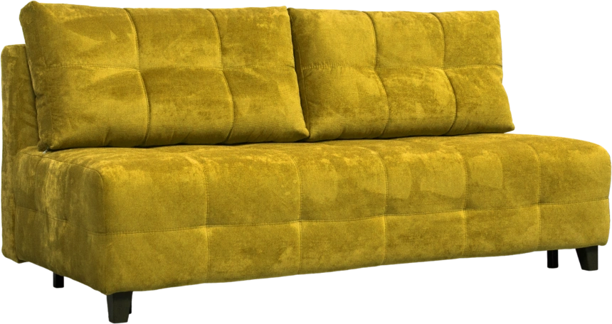 Диван прямой Бали 4 без боковин, Tenerife curcuma