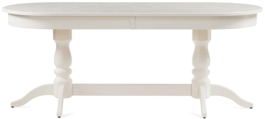 Обеденный раздвижной стол Красидиано, 190(250)х84х76, молочный