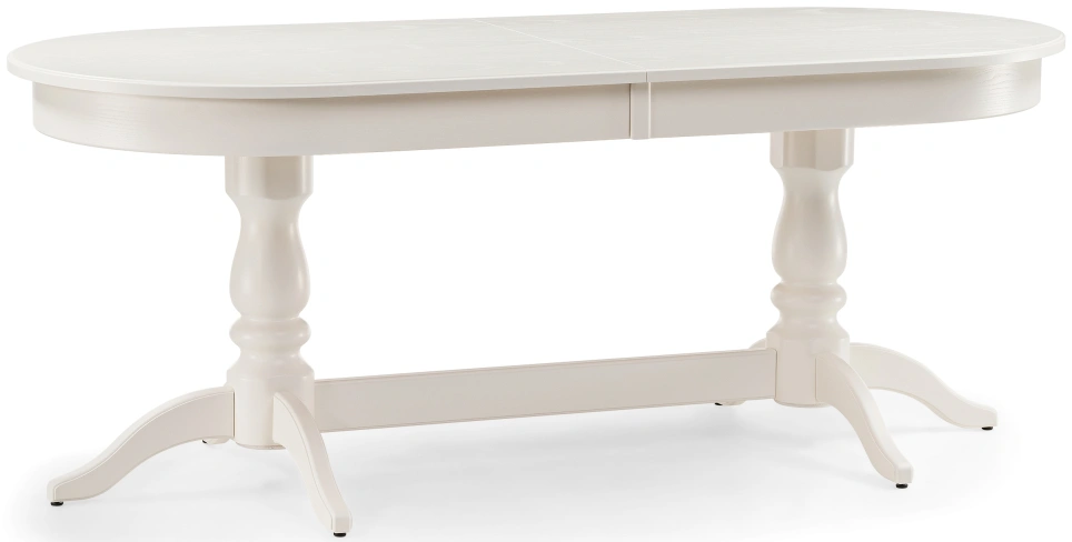 Обеденный раздвижной стол Красидиано, 190(250)х84х76, молочный