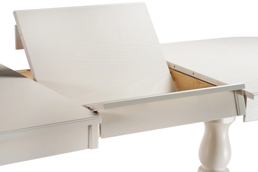 Обеденный раздвижной стол Красидиано, 190(250)х84х76, молочный