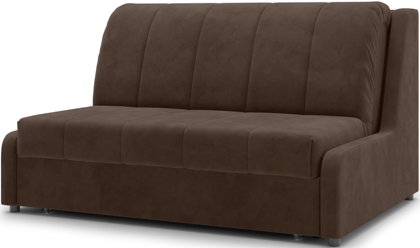 Диван прямой Ричмонд 140, модель 069, без подлокотников, Шоколадный (Ultra Chocolate)
