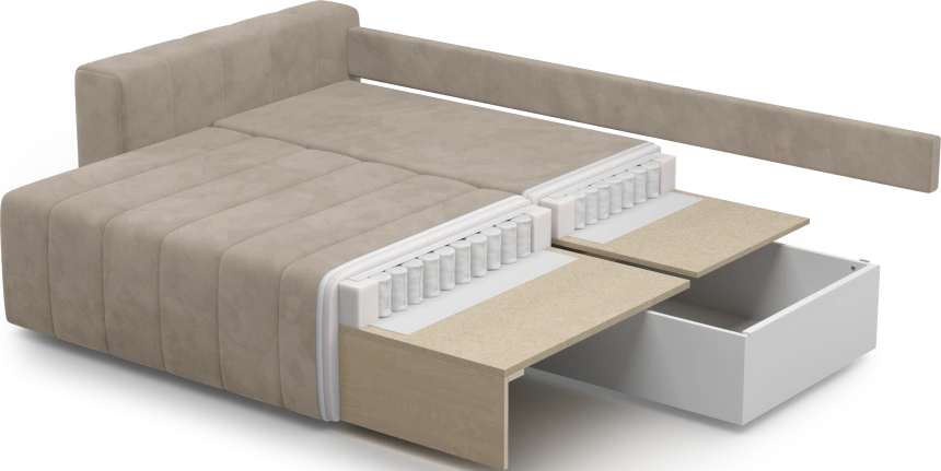 ​Диван прямой Мейлон, модель 047, Ultra Mustard (горчичный)