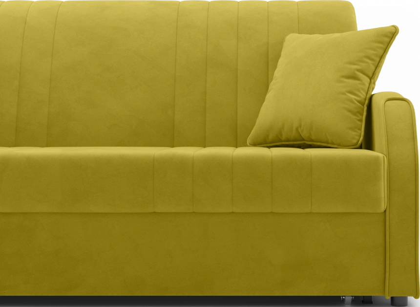 Диван прямой Турин 160, модель 053, Velutto 28 (горчичный)