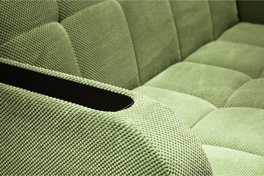 Диван прямой Дублин 140, Sense apple