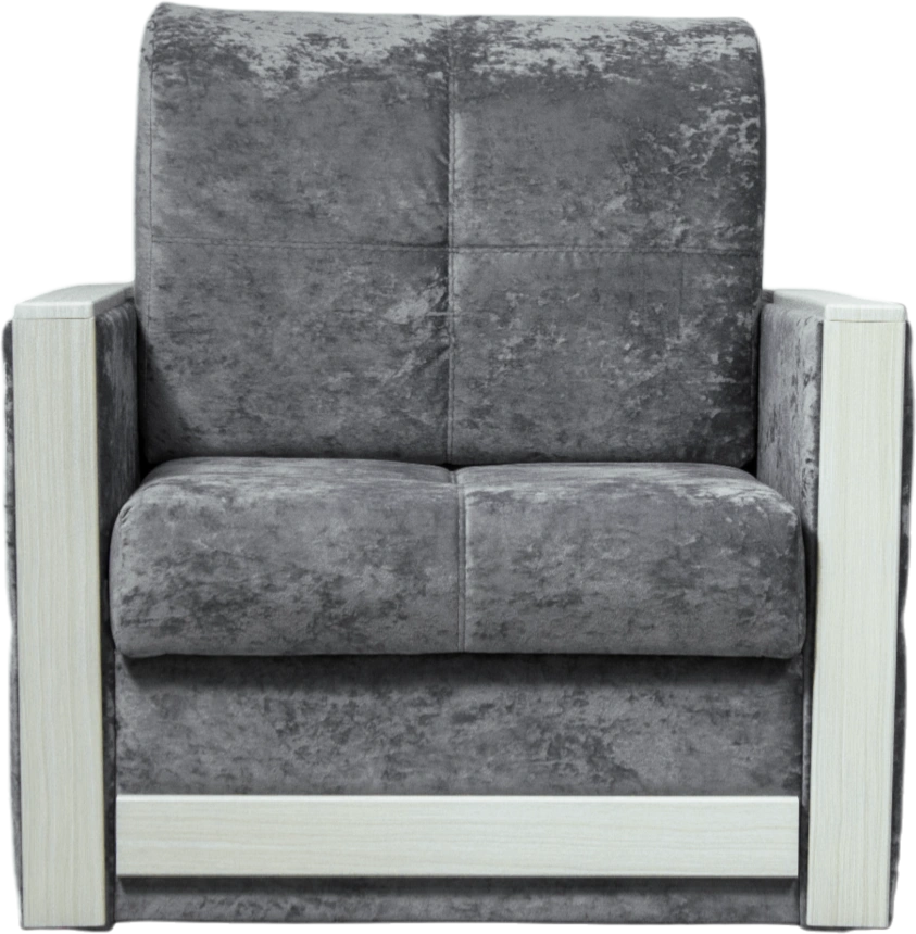 Кресло-кровать Адель 2, Краш 42, Рамух белый