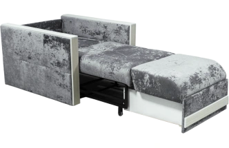 Кресло-кровать Адель 2, Краш 42, Рамух белый