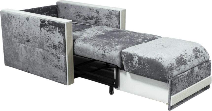 Кресло-кровать Адель 2, Краш 42, Рамух белый