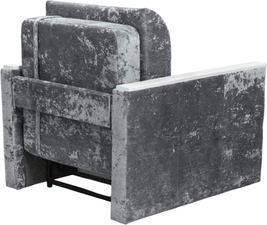 Кресло-кровать Адель 2, Краш 42, Рамух белый