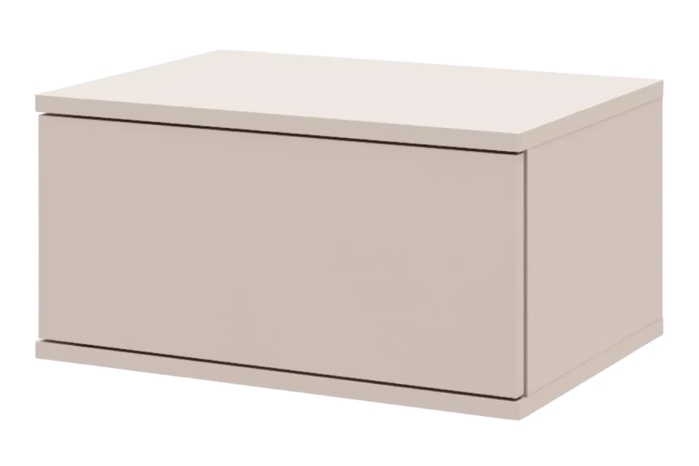 Тумба с одним ящиком Лаура, Кашемир серый