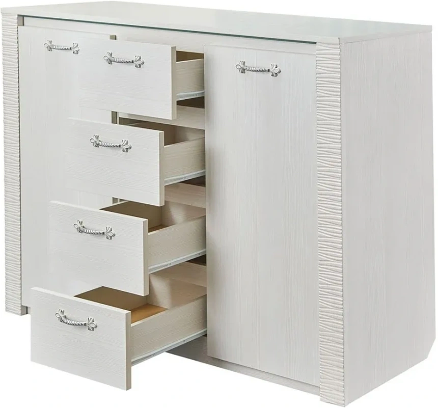 Комод 1395 Элана, большой, бодега белая