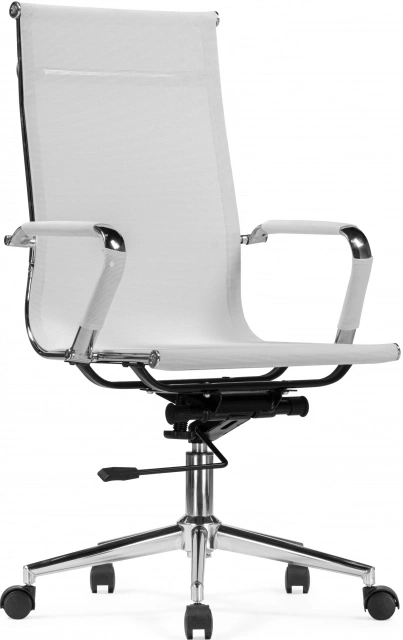 Компьютерное кресло Reus new, белая сетка / хром
