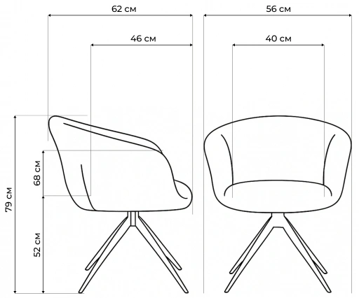 Стул Solomon 1, мягкий, поворотный, светло-бежевый / черный