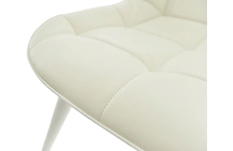 Стул Прованс, мягкий, батлер 08, экокожа, каркас белый