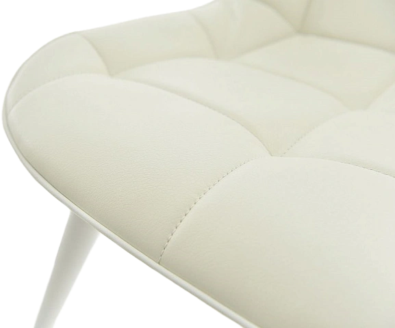 Стул Прованс, мягкий, батлер 08, экокожа, каркас белый