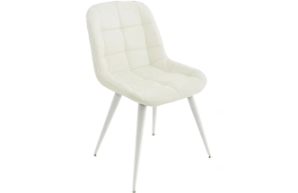 Стул Прованс, мягкий, батлер 08, экокожа, каркас белый