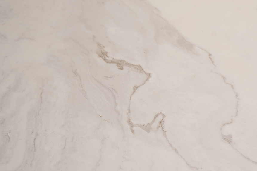 Обеденный раздвижной стол 169DT-92055, 160(240), керамика, бежевый мрамор / черный