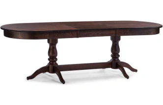 Обеденный раздвижной стол Красидиано, 190(250)х84х76, орех темный