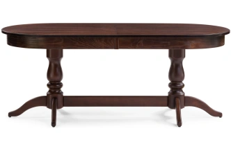 Обеденный раздвижной стол Красидиано, 190(250)х84х76, орех темный