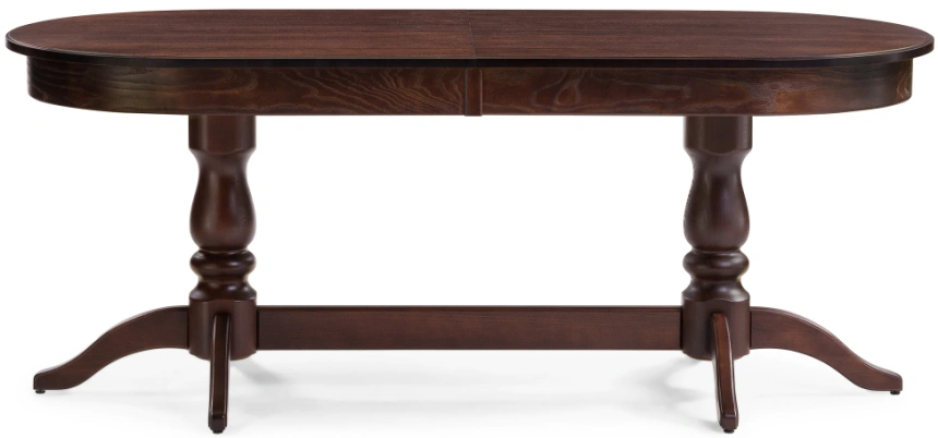 Обеденный раздвижной стол Красидиано, 190(250)х84х76, орех темный