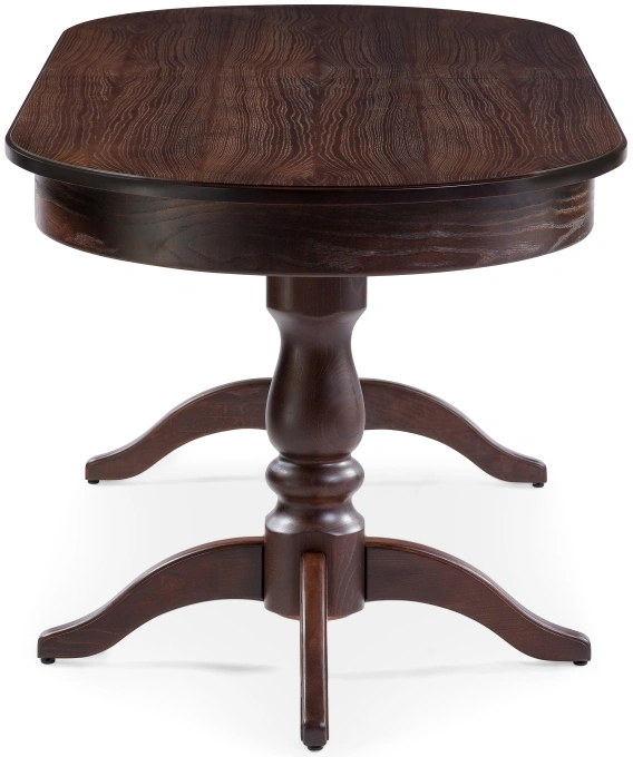 Обеденный раздвижной стол Красидиано, 190(250)х84х76, орех темный