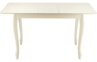 Кухонный обеденный раздвижной стол Амато, 106(136)х67х76, слоновая кость