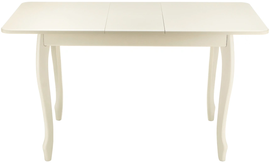 Кухонный обеденный раздвижной стол Амато, 106(136)х67х76, слоновая кость