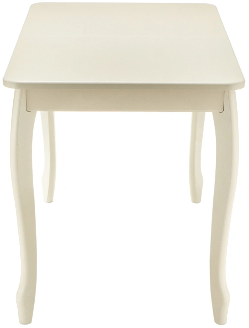 Кухонный обеденный раздвижной стол Амато, 106(136)х67х76, слоновая кость