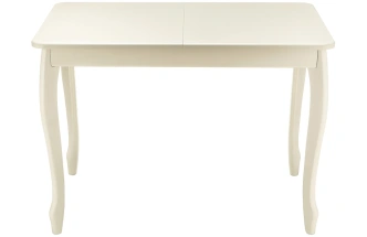 Кухонный обеденный раздвижной стол Амато, 106(136)х67х76, слоновая кость