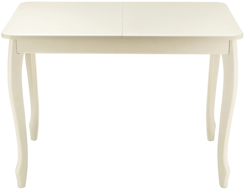 Кухонный обеденный раздвижной стол Амато, 106(136)х67х76, слоновая кость