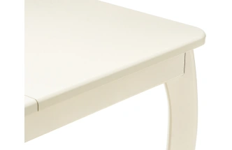 Кухонный обеденный раздвижной стол Амато, 106(136)х67х76, слоновая кость