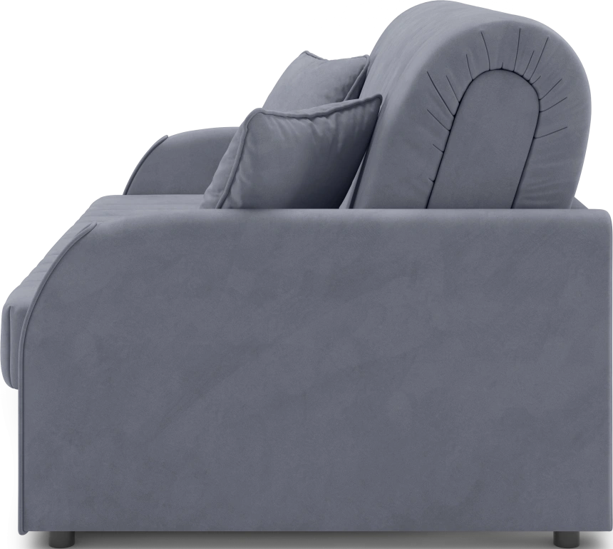 ​Диван прямой Турин 140, модель 053, Velutto 32 (темно-серый)