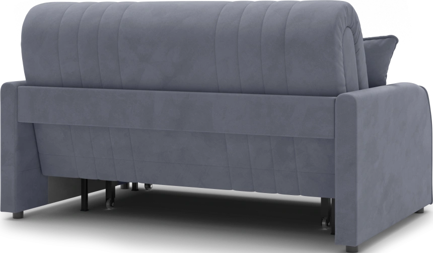 ​Диван прямой Турин 140, модель 053, Velutto 32 (темно-серый)