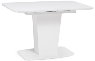 Кухонный раздвижной стол Токио-28, 120(152)х75х75, белый