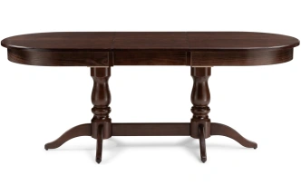 Обеденный раздвижной стол Красидиано, 150(200)х84х76, орех темный