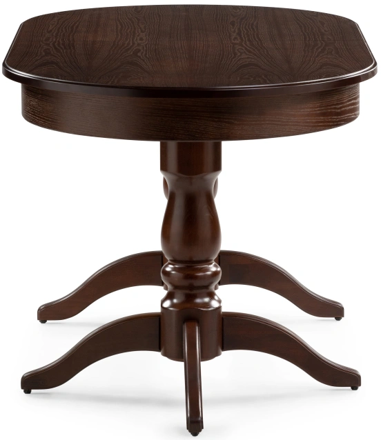 Обеденный раздвижной стол Красидиано, 150(200)х84х76, орех темный