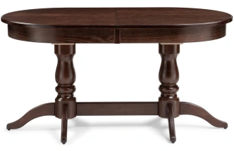 Обеденный раздвижной стол Красидиано, 150(200)х84х76, орех темный