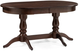 Обеденный раздвижной стол Красидиано, 150(200)х84х76, орех темный