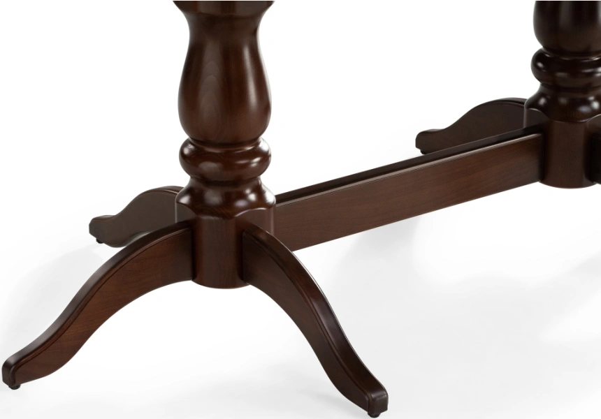 Обеденный раздвижной стол Красидиано, 150(200)х84х76, орех темный