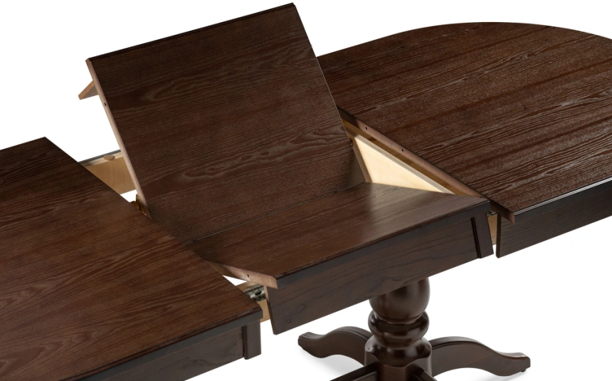 Обеденный раздвижной стол Красидиано, 150(200)х84х76, орех темный