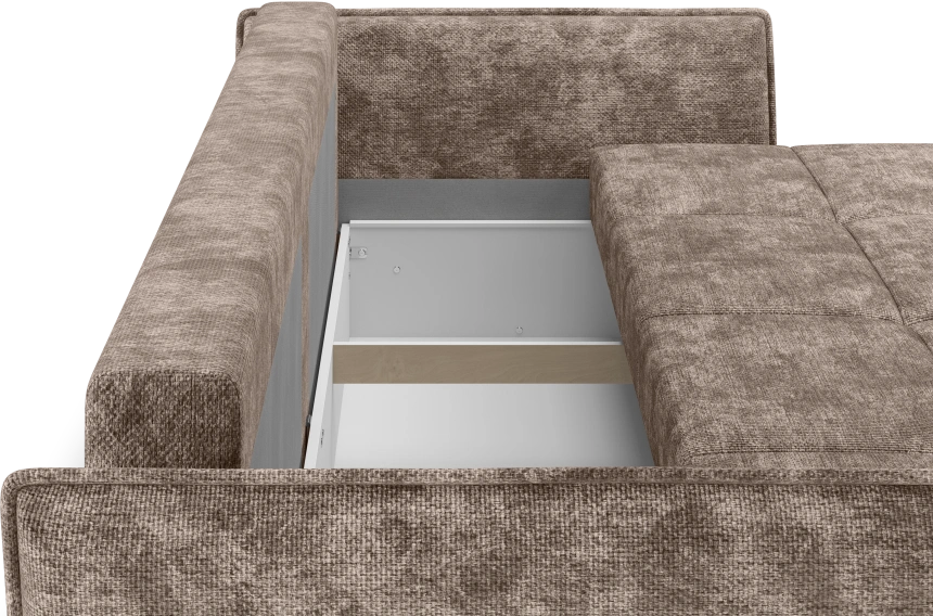 ​Диван прямой Майрис, модель 024, Cruz 35 (коричневый)