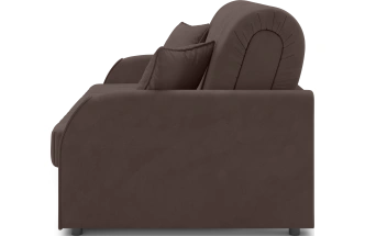 Диван прямой Турин 140, модель 053, Velutto 23 (коричневый)